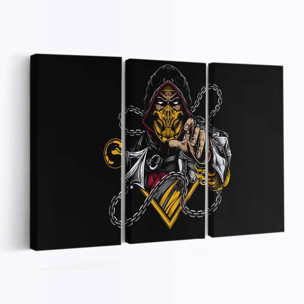 scorpion sub zero mortal kombat minimal 4k so